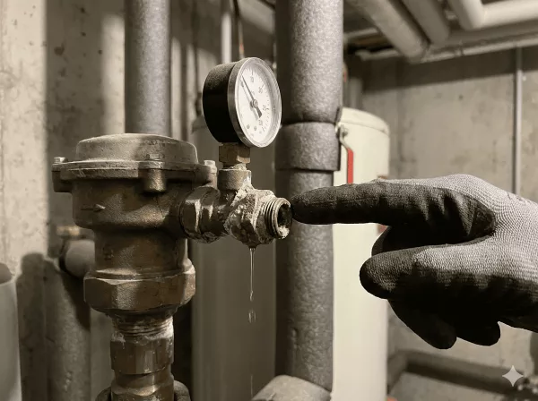 Boiler pressure gauge check (boiler lifespan guide for Henrietta, NY)