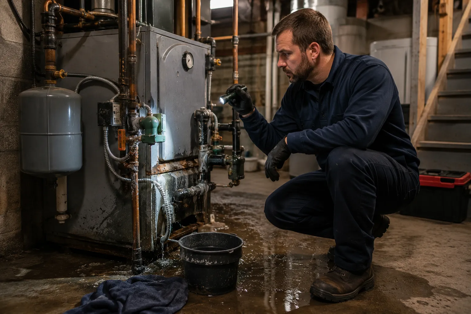 Emergency boiler repair technician in Rochester NY